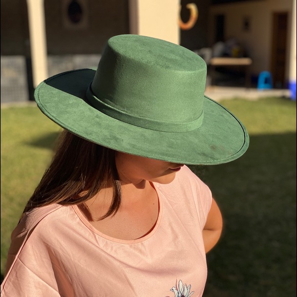 Melissa Cordobés Suede Wide Brim Hat main image 4